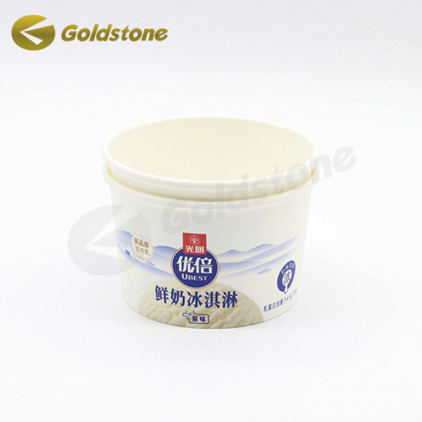 ISO9001 আইসক্রিম পেপার কাপ 3.5 ইঞ্চি 12oz আইসক্রিম কাপ ODM 0